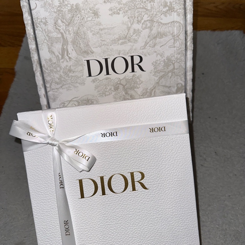 Dior White Gift Box Set with Ribbon